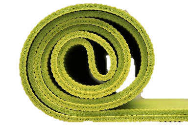 Image d'un tapis de yoga enroulé